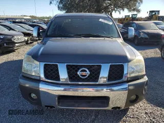 2007 Nissan Titan XE with VIN 1N6BA07A17N243282, listed as a Copart auction lot 41391925 with 158,843 mi miles and Salvage Title. Bid and sale history available at carsss.com. Image 5.