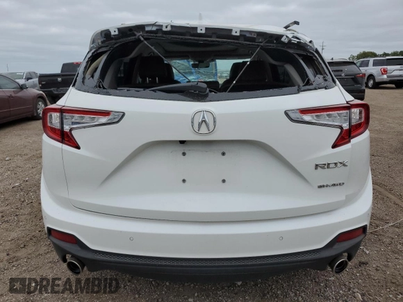 2021 Acura RDX w/Technology Package with VIN 5J8TC2H50ML017791, listed as a Copart auction lot 66034814 with 34,546 mi miles and Salvage Title. Bid and sale history available at carsss.com. Image 6.