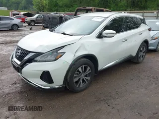 2020 Nissan Murano S with VIN 5N1AZ2AS9LN155848, listed as a IAAI auction lot 42064532 with 60,594 mi miles and . Bid and sale history available at carsss.com. Image 2.