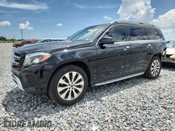 2018 Mercedes-Benz GLS 450 with VIN 4JGDF6EE8JB137292, listed as a Copart auction lot 63616905 with 110,496 mi miles and Salvage title. Bid and sale history available at DreamBid. Image 1.