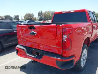 2025 Chevrolet Silverado 1500 Custom with VIN 1GCPABEK2SZ132029, listed as a IAAI auction lot 42279571 with 2,458 mi miles and . Bid and sale history available at DreamBid. Image 18.