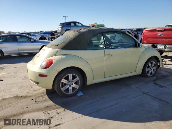 2006 Volkswagen Beetle with VIN 3VWPF31Y66M309221, listed as a Copart auction lot 84337164 with Not provided miles and Clean title. Bid and sale history available at DreamBid. Image 3.