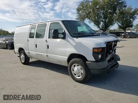 2009 Ford Econoline Cargo Commercial with VIN 1FTNE14W59DA91459, listed as a Copart auction lot 76513444 with 269,286 mi miles and Salvage Title. Bid and sale history available at DreamBid. Image 12.