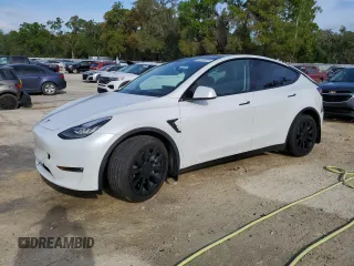 2022 Tesla Model Y Long Range with VIN 7SAYGDEE4NF398710, listed as a Copart auction lot 50510375 with 46,430 mi miles and Non Repairable. Bid and sale history available at DreamBid. Image 1.