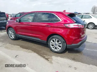 2019 Ford Edge Titanium with VIN 2FMPK4K95KBC76005, listed as a IAAI auction lot 41827772 with 39,476 mi miles. Bid and sale history available at carsss.com. Image 3.