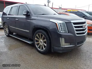2015 Cadillac Escalade Premium with VIN 1GYS3NKJ5FR540221, listed as a IAAI auction lot 41289989 with 100,191 mi miles. Bid and sale history available at carsss.com. Image 1.