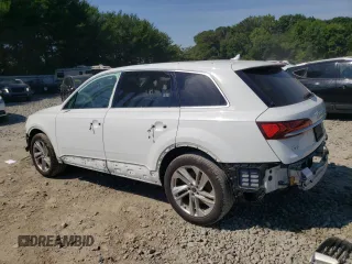 2021 Audi Q7 Premium z VIN WA1AXAF74MD022604, wystawiony jako Copart lot #59403204 z przebiegiem 87 423 mil mil oraz Szkoda całkowita • Salvage title. Historia ofert i sprzedaży dostępna na DreamBid. Obrazek 2.