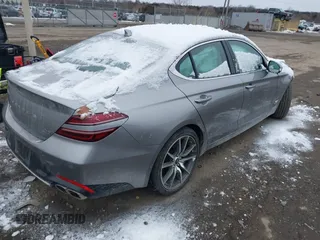 2022 Genesis G70 2.0T with VIN KMTG34TA9NU089716, listed as a IAAI auction lot 41336659 with 29,417 mi miles. Bid and sale history available at carsss.com. Image 4.