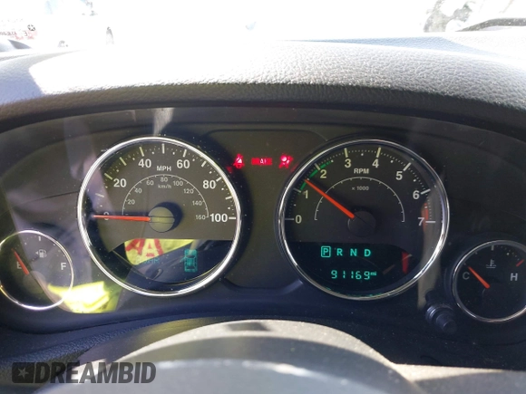 2018 Jeep Wrangler JK Unlimited Sport S with VIN 1C4BJWDG9JL816592, listed as a IAAI auction lot 42187279 with 91,169 mi miles. Bid and sale history available at carsss.com. Image 7.