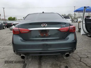 2019 Infiniti Q50 3.0t LUXE with VIN JN1EV7AP3KM516931, listed as a Copart auction lot 50598515 with 102,771 mi miles and Salvage Title. Bid and sale history available at carsss.com. Image 6.