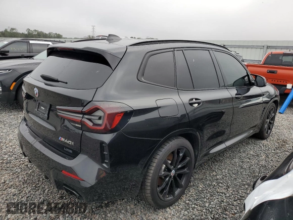 2023 BMW X3 M40i with VIN 5UX83DP05P9N78039, listed as a Copart auction lot 85614984 with 53,020 mi miles and Salvage Title. Bid and sale history available at DreamBid. Image 3.