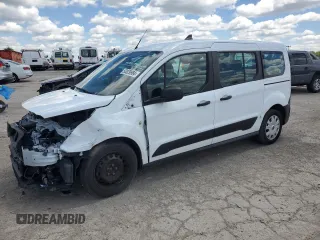 2019 Ford Transit Connect XL z VIN NM0GS9E20K1393712, wystawiony jako Copart lot #53029984 z przebiegiem 98 669 mil mil oraz Szkoda całkowita • Salvage title. Historia ofert i sprzedaży dostępna na DreamBid. Obrazek 1.