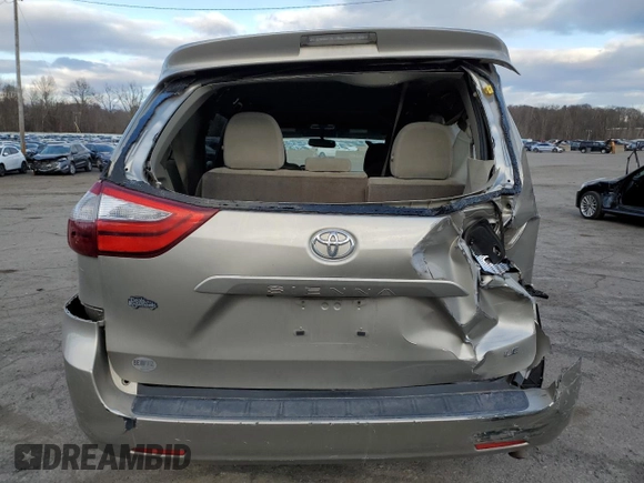 2015 Toyota Sienna LE AAS with VIN 5TDKK3DC9FS589533, listed as a Copart auction lot 88793785 with 127,683 mi miles and Non Repairable. Bid and sale history available at DreamBid. Image 6.