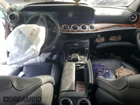 2017 Mercedes-Benz E-Class E 300 Luxury with VIN WDDZF4KB7HA223028, listed as a Copart auction lot 87732205 with Not Provided miles and Salvage Title. Bid and sale history available at carsss.com. Image 8.