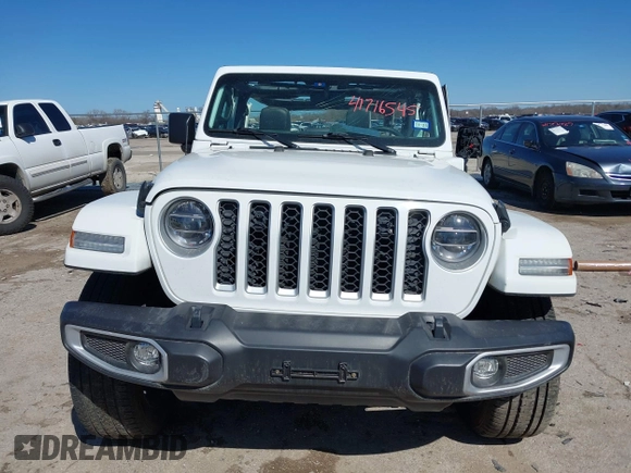 2021 Jeep Wrangler Unlimited Sahara with VIN 1C4JJXP62MW724232, listed as a IAAI auction lot 41716545 with 24,631 mi miles and . Bid and sale history available at DreamBid. Image 12.