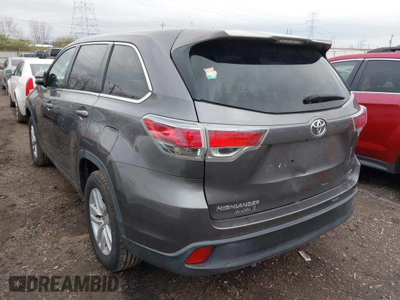 2014 Toyota Highlander LE z VIN 5TDZARFH8ES008504, wystawiony jako IAAI lot #41925955 z przebiegiem 198 292 mil mil oraz . Historia ofert i sprzedaży dostępna na DreamBid. Obrazek 3.