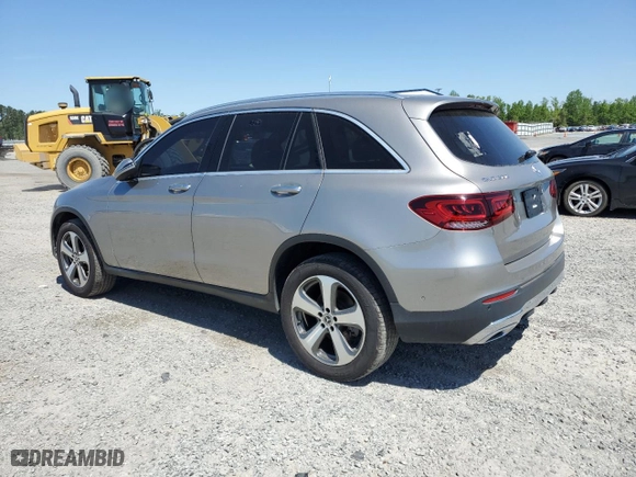 2021 Mercedes-Benz GLC with VIN W1N0G8DB7MF888313, listed as a Copart auction lot 53605655 with 87,190 mi miles and Clean Title. Bid and sale history available at carsss.com. Image 2.