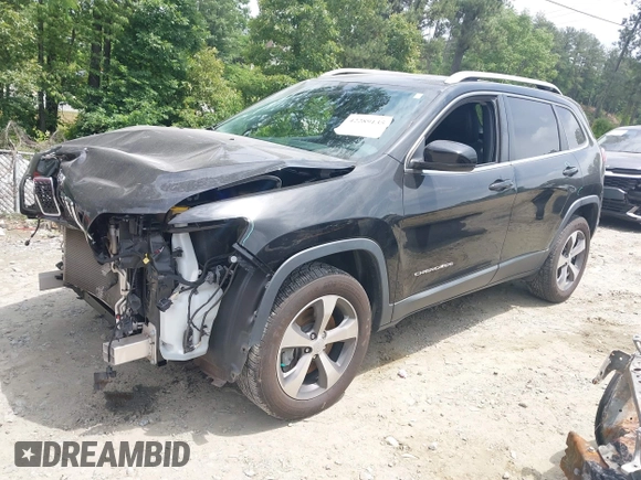 2020 Jeep Cherokee Limited with VIN 1C4PJMDN6LD623130, listed as a IAAI auction lot 42289135 with 54,107 mi miles and . Bid and sale history available at DreamBid. Image 19.