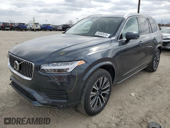 2022 Volvo XC90 Momentum with VIN YV4102PK7N1840816, listed as a Copart auction lot 50353515 with 36,558 mi miles and Salvage Title. Bid and sale history available at carsss.com. Image 1.