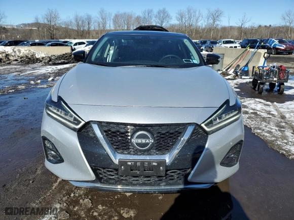 2023 Nissan Maxima Platinum with VIN 1N4AA6FVXPC501029, listed as a Copart auction lot 46480115 with 17,097 mi miles and Salvage Title. Bid and sale history available at carsss.com. Image 5.