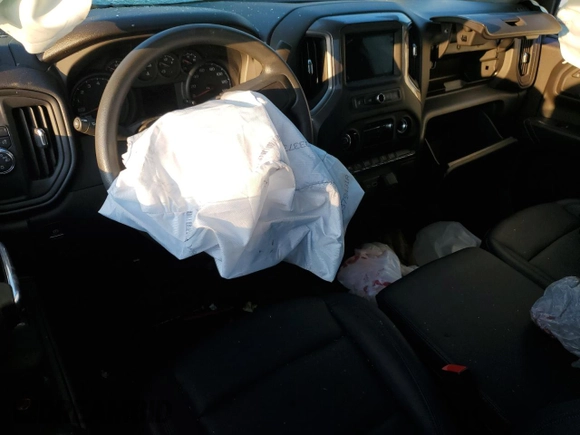 2023 GMC Sierra 1500 with VIN 3GTNHAED3PG354181, listed as a Copart auction lot 67468104 with 7,313 mi miles and Salvage Title. Bid and sale history available at DreamBid. Image 8.