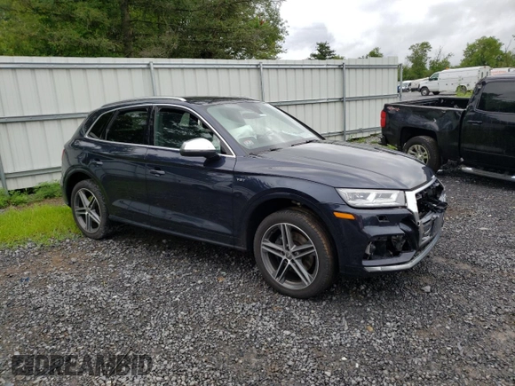 2018 Audi SQ5 with VIN WA1C4BFY5J2160840, listed as a Copart auction lot 59074103 with 48,523 mi miles and . Bid and sale history available at DreamBid. Image 4.