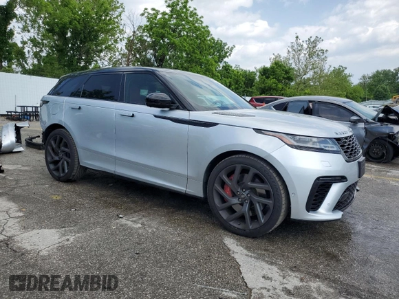 2020 Land Rover Range Rover Velar with VIN SALYU2EE3LA256194, listed as a Copart auction lot 56965895 with 49,073 mi miles and Salvage title. Bid and sale history available at DreamBid. Image 4.