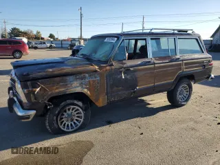 1989 Jeep Grand Wagoneer with VIN 1J4GS5875KP107198, listed as a Copart auction lot 79302694 with Not provided miles and Salvage title. Bid and sale history available at DreamBid. Image 1.