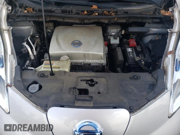 2015 Nissan LEAF S with VIN 1N4AZ0CP7FC320223, listed as a Copart auction lot 61234915 with 79,514 mi miles and Salvage title. Bid and sale history available at DreamBid. Image 12.