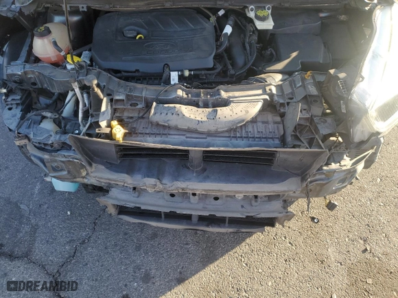 2017 Ford Escape SE with VIN 1FMCU0GD6HUD77183, listed as a Copart auction lot 43231385 with 126,391 mi miles and Salvage Title. Bid and sale history available at carsss.com. Image 12.
