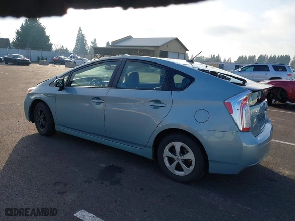 2012 Toyota Prius One with VIN JTDKN3DU7C1510711, listed as a IAAI auction lot 41312231 with 116,341 mi miles. Bid and sale history available at carsss.com. Image 3.
