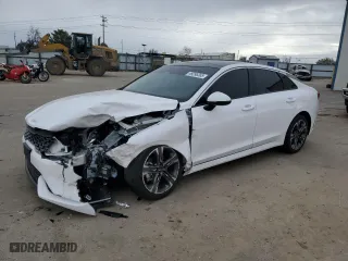 2022 Kia K5 EX with VIN 5XXG34J27NG088032, listed as a Copart auction lot 49298365 with 29,519 mi miles and Salvage Title. Bid and sale history available at carsss.com. Image 1.