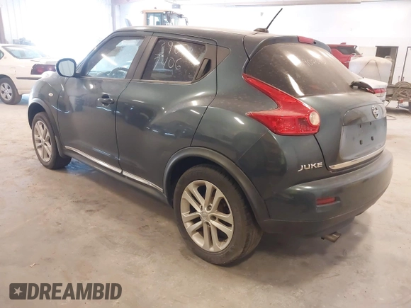 2011 Nissan Juke SL with VIN JN8AF5MV0BT013021, listed as a IAAI auction lot 42142958 with 160,709 mi miles. Bid and sale history available at carsss.com. Image 3.