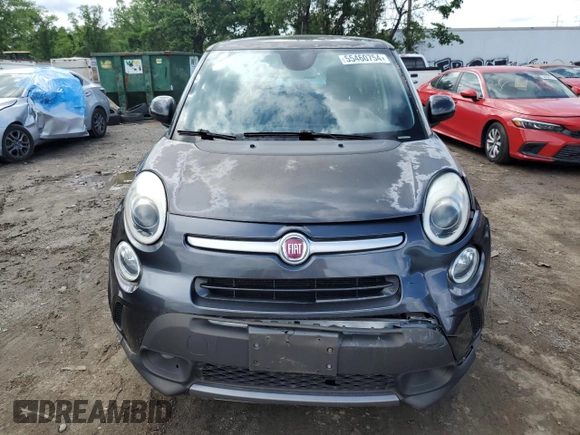 2014 FIAT 500L Trekking with VIN ZFBCFADH2EZ019737, listed as a Copart auction lot 55460754 with 145,535 mi miles and Non Repairable. Bid and sale history available at carsss.com. Image 5.