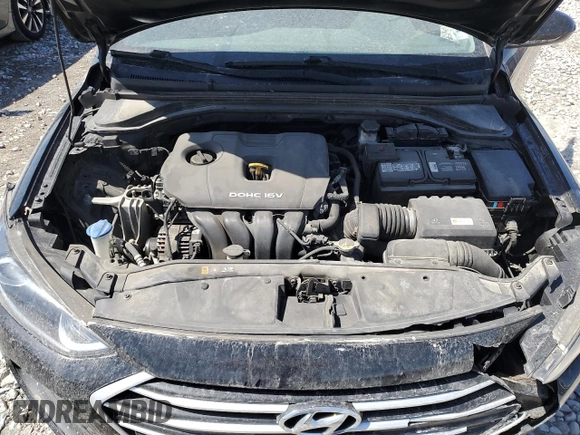 2018 Hyundai Elantra SEL with VIN 5NPD84LF9JH227287, listed as a Copart auction lot 52342855 with 81,687 mi miles and Salvage Title. Bid and sale history available at DreamBid. Image 12.
