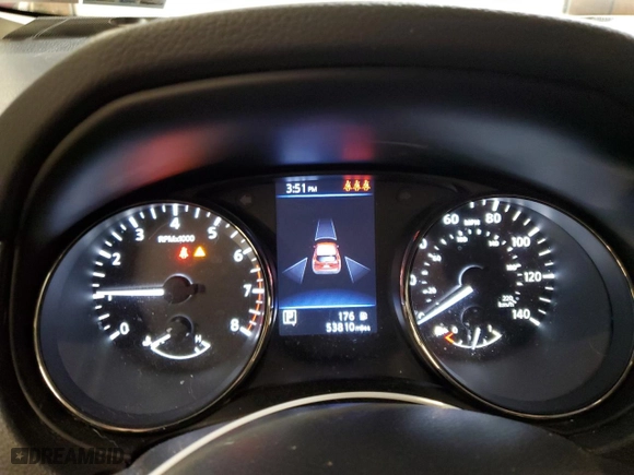 2021 Nissan Rogue Sport S with VIN JN1BJ1AV5MW319065, listed as a Copart auction lot 51958915 with 53,810 mi miles and Salvage Title. Bid and sale history available at carsss.com. Image 9.