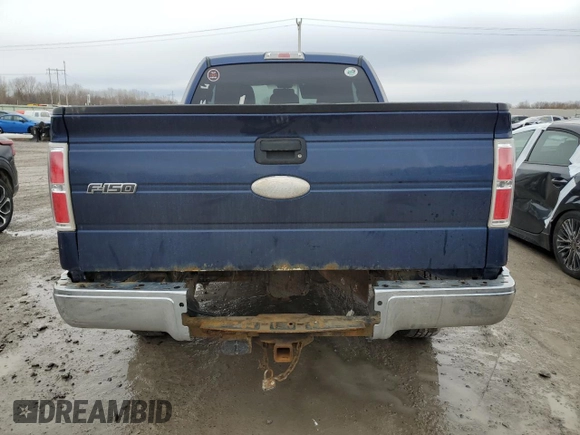 2011 Ford F-150 XL with VIN 1FTFX1ET8BFC87344, listed as a Copart auction lot 46576495 with 126,027 mi miles and Salvage Title. Bid and sale history available at carsss.com. Image 6.