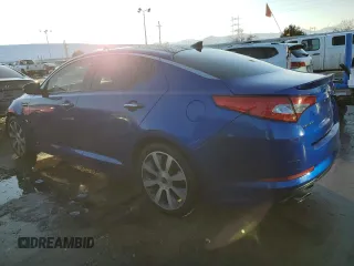 2013 Kia Optima SX with VIN 5XXGR4A69DG130734, listed as a Copart auction lot 45190105 with 160,546 mi miles and Non Repairable. Bid and sale history available at carsss.com. Image 2.