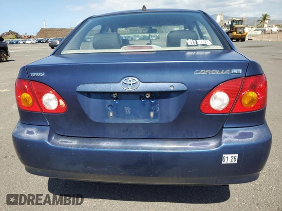 2004 Toyota Corolla CE with VIN 1NXBR38E84Z258728, listed as a Copart auction lot 45179905 with 148,530 mi miles and Salvage Title. Bid and sale history available at DreamBid. Image 6.
