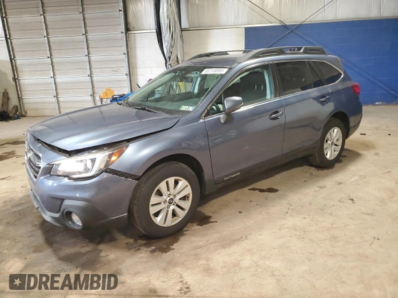 2018 Subaru Outback Premium with VIN 4S4BSAFC3J3325621, listed as a Copart auction lot 60249895 with 64,658 mi miles and Salvage title. Bid and sale history available at DreamBid. Image 1.