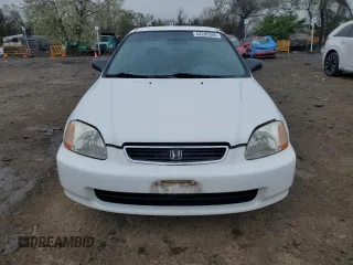 1998 Honda Civic LX with VIN 2HGEJ6676WH603129, listed as a Copart auction lot 52285505 with 49,646 mi miles and Salvage Title. Bid and sale history available at DreamBid. Image 5.