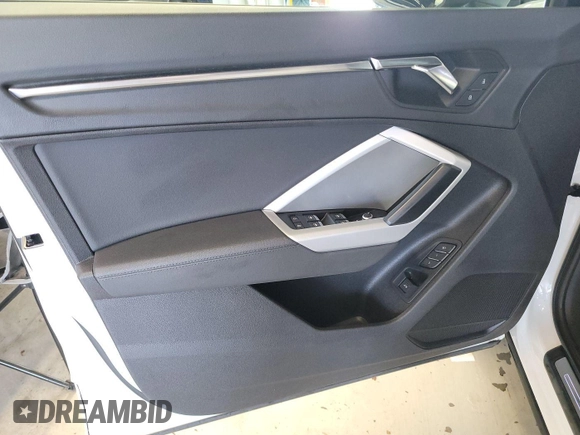 2023 Audi Q3 S line Premium with VIN WA1DECF32P1100878, listed as a IAAI auction lot 42851041 with 46,463 mi miles and . Bid and sale history available at DreamBid. Image 1.