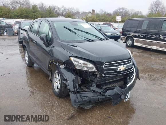 2016 Chevrolet Trax LS z VIN KL7CJNSB0GB655454, wystawiony jako IAAI lot #41997905 z przebiegiem 106 220 mil mil oraz . Historia ofert i sprzedaży dostępna na DreamBid. Obrazek 6.