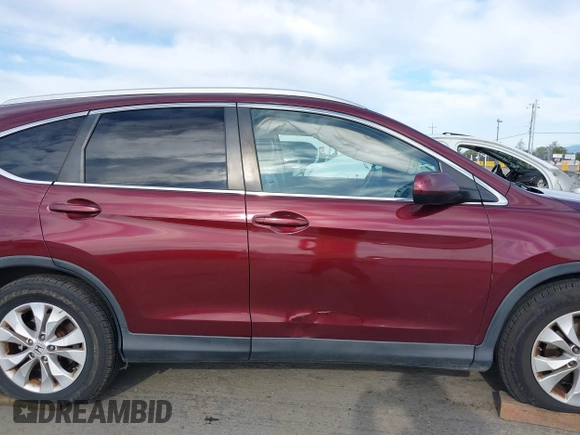 2012 Honda CR-V EX-L with VIN 5J6RM3H78CL014515, listed as a IAAI auction lot 41980437 with 209,421 mi miles. Bid and sale history available at carsss.com. Image 13.
