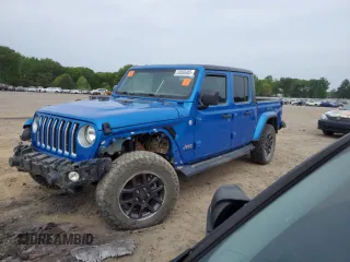 2021 Jeep Gladiator Overland с VIN 1C6HJTFG7ML585693, выставлен на аукционе Copart как лот 53058485 с пробегом 47 804 миль миль и Списание • Salvage title. История ставок и продаж доступна на DreamBid. Изображение 1.