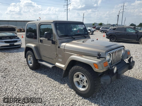 2003 Jeep Wrangler Sahara with VIN 1J4FA59S53P369077, listed as a Copart auction lot 61445025 with 147,904 mi miles and Clean title. Bid and sale history available at DreamBid. Image 4.
