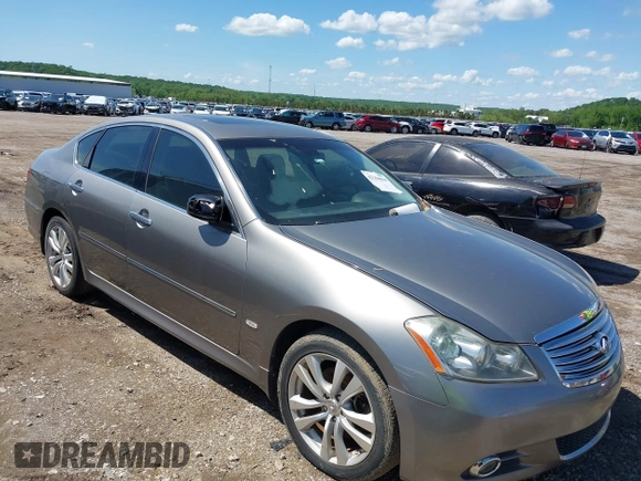 2008 Infiniti M with VIN JNKBY01E48M500872, listed as a IAAI auction lot 42164616 with 147,663 mi miles and . Bid and sale history available at DreamBid. Image 1.