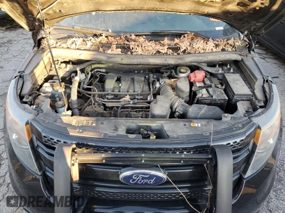 2014 Ford Utility Police Interceptor with VIN 1FM5K8ARXEGB85681, listed as a Copart auction lot 86910354 with 194,050 mi miles and Clean Title. Bid and sale history available at carsss.com. Image 11.
