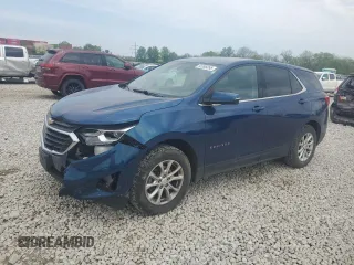 2019 Chevrolet Equinox LT z VIN 2GNAXUEV2K6262468, wystawiony jako Copart lot #55398355 z przebiegiem 90 514 mil mil oraz Szkoda całkowita • Salvage title. Historia ofert i sprzedaży dostępna na DreamBid. Obrazek 1.