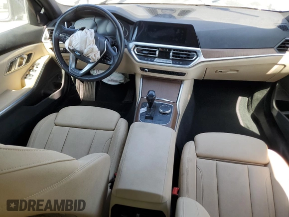 2021 BMW 3 Series 330i with VIN 3MW5R1J02M8B49793, listed as a Copart auction lot 75088384 with 42,281 mi miles and Salvage Title. Bid and sale history available at carsss.com. Image 8.
